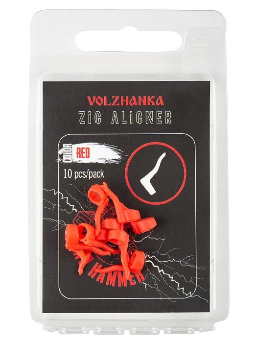 Лентяйка для Зиг Риг "Volzhanka Zig Aligner" цвет Red (10шт/уп)