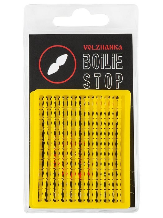 Стопора для бойлов "Volzhanka Boilie Stop " цвет Yellow (2шт/уп)