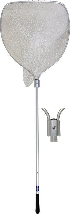 Подсачек одночастный, аллюминиевый лодочный "Волжанка" 1.7м, леска