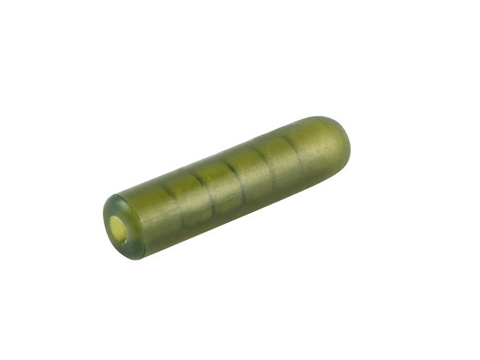 Удлиненный отбойник "Volzhanka Buffer Beads 25mm" цвет Trasn Green (10шт/уп)
