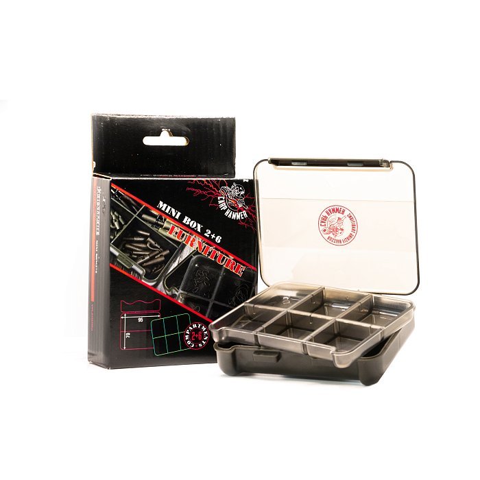 Коробка "Carp Hammer Mini Furniture box-2+6" (10.2*8.7*2.4 на 2+6 отделений)