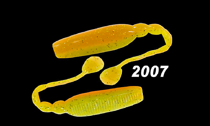 Силиконовая приманка "Volzhanka Sexy Bleak 110" цвет 2007 (в упак. 5шт)