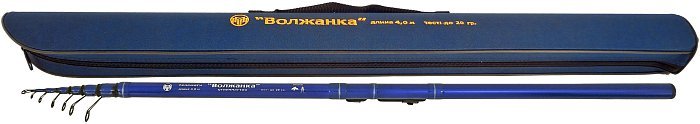 Удилище телематч "Волжанка" 4.0м (7 секций) тест до 20гр (IM7)