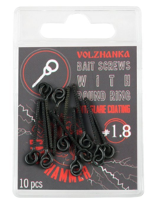 Саморез с кольцом "Volzhanka Bait Screw 18mm" (10шт/уп)