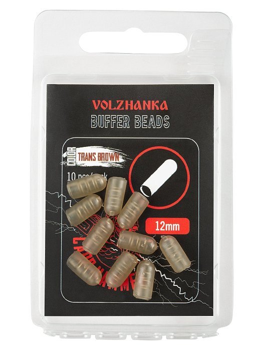 Отбойник "Volzhanka Buffer Beads 12mm" цвет Trans Brown (10шт/уп)