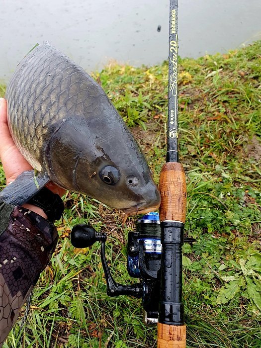 Удилище фидер "Волжанка Профи-2.0" 3.5/3.95м (4 секции+4) тест 80+гр